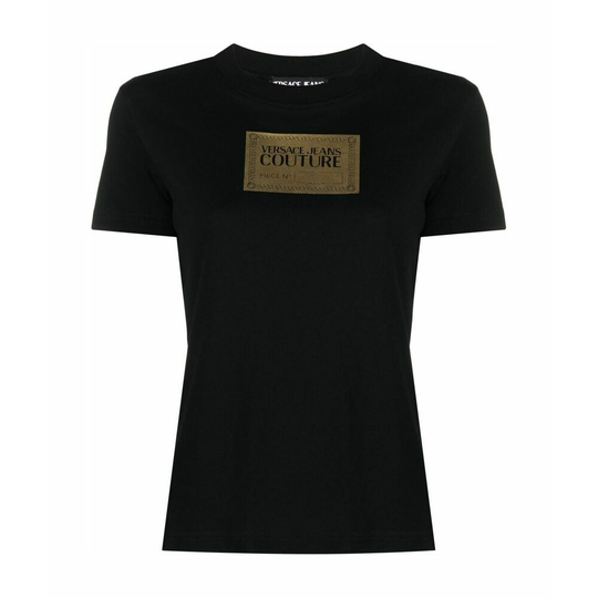 Versace Jeans Couture - T-shirts - Svart - Dam - Storlek: M,S,Xs