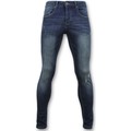 Stuprörsjeans True Rise Dläggande Skinny Jeans Washed Jeans