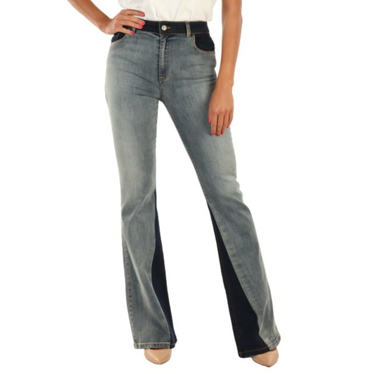 Manila Grace - Flare Jeans - Blå - Dam - Storlek: W31,W28,W30,W29,W26,W27