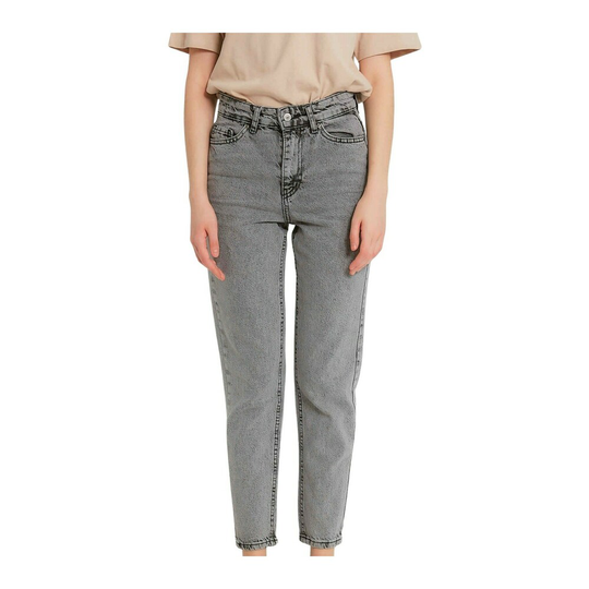 Catwalk - Boyfriend Jeans - Grå - Dam - Storlek: W30,W28,W26,W25,W32