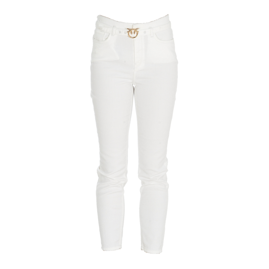 Pinko - Skinny Jeans - Vit - Dam - Storlek: W27