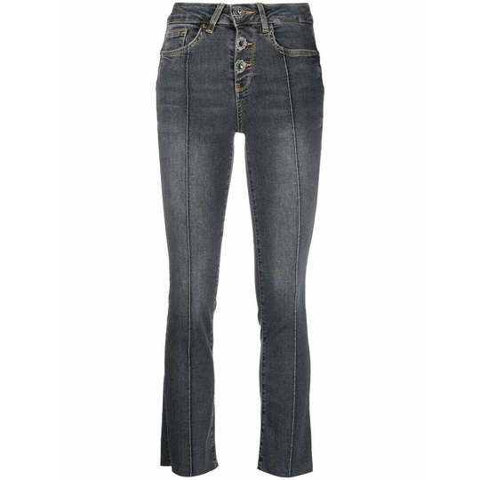 Liu Jo - Skinny Jeans - Grå - Dam - Storlek: W33,W29,W26,W28,W30,W32,W31