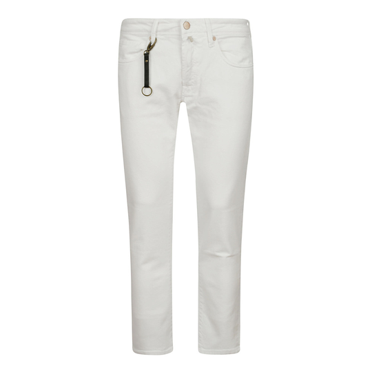 Incotex - Jeans - Vit - Herr - Storlek: W32,W34,W29,W30,W31,W37,W38,W35,W36,W33