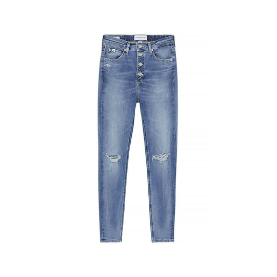 Calvin Klein Jeans - Boyfriend Jeans - Blå - Dam - Storlek: W24,W28,W29,W26,W27