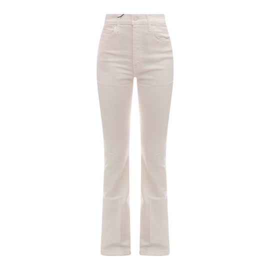 Mother - Flare Jeans - Vit - Dam - Storlek: W25,W29,W28,W24,W26,W30,W27