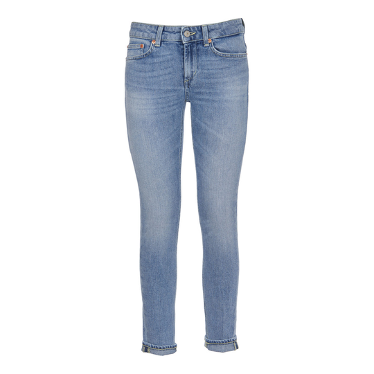 Dondup - Skinny Jeans - Blå - Dam - Storlek: W31,W32,W34,W33,W27,W28