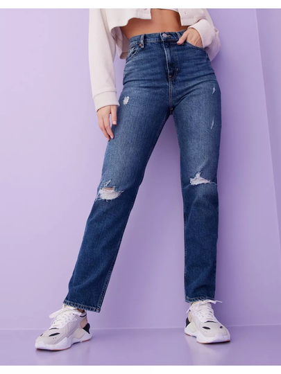 Tommy Jeans Julie Uhr Strght CE737 High waisted jeans Denim