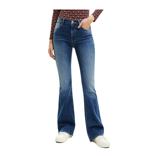 Desigual - Flare Jeans - Blå - Dam - Storlek: Xl,L,S