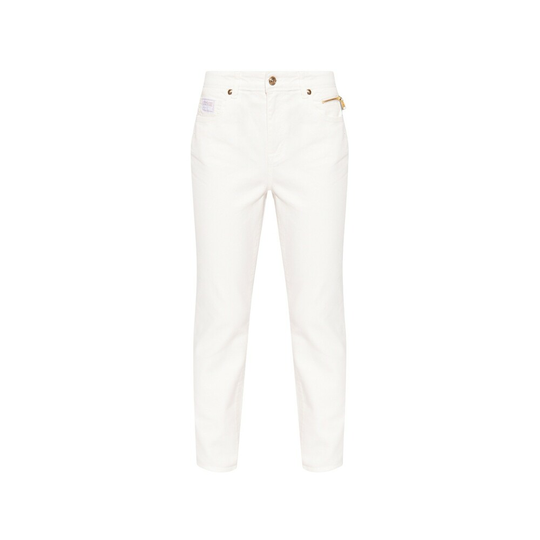 Versace Jeans Couture - Skinny Jeans - Vit - Dam - Storlek: W29,W26,W27,W30,W28