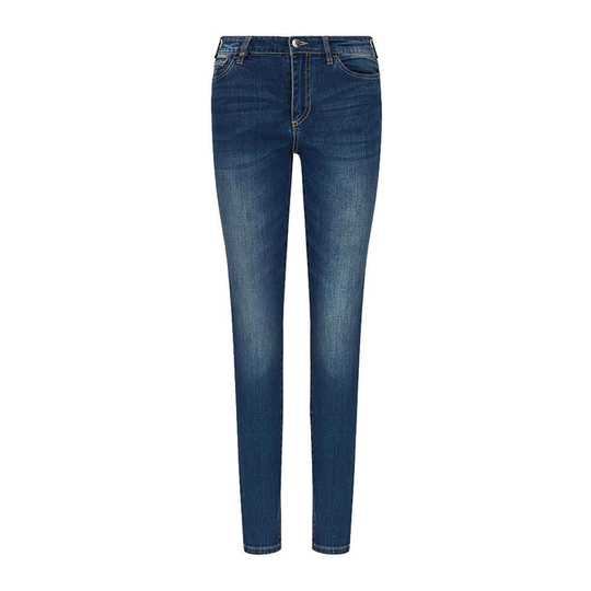 Armani Exchange - Skinny Jeans - Blå - Dam - Storlek: W26,W27