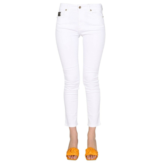 Versace Jeans Couture - Skinny Jeans - Vit - Dam - Storlek: W29,W26,W27,W28