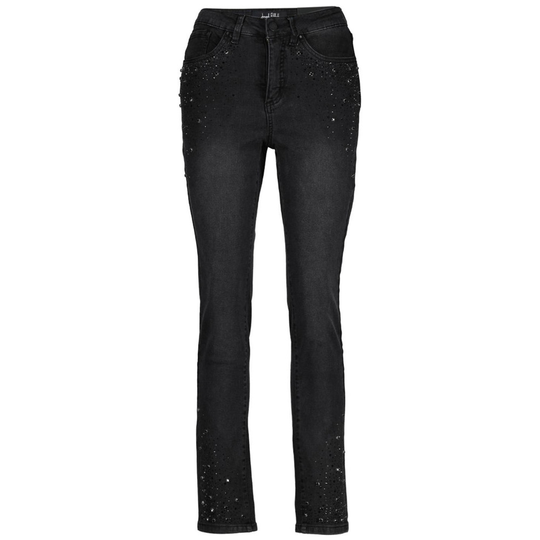 Joseph Ribkoff - Skinny Jeans - Svart - Dam - Storlek: L,M,S