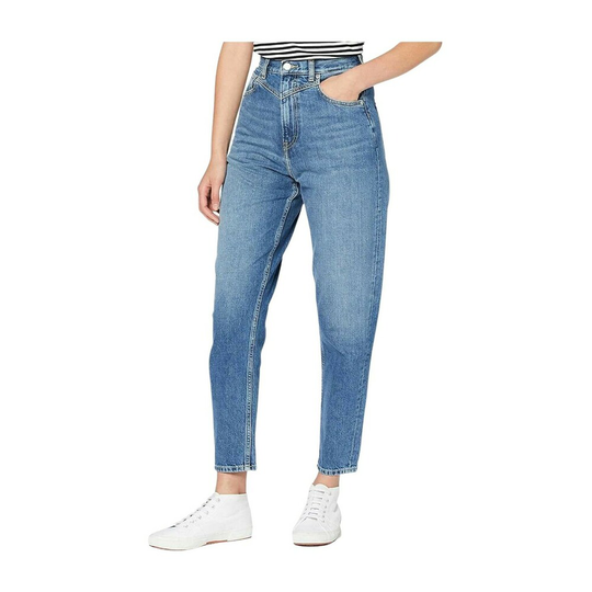 Pepe Jeans - Boyfriend Jeans - Blå - Dam - Storlek: W26,W25