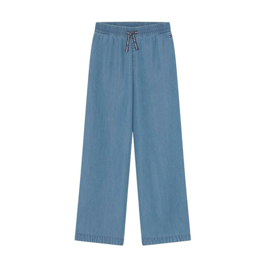 Tommy Hilfiger - Byxor - Blå - Flicka - Storlek: 176 Cm,152 Cm,140 CM