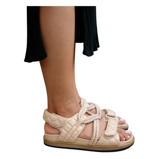 Alohas - Sandaler - Beige - Dam - Storlek: 39 Eu,41 Eu,37 Eu,35 Eu,38 Eu,36 EU