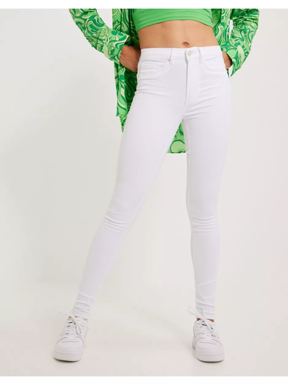 Only Onlroyal Hw Sk Jeans White Noos Skinny jeans Vit