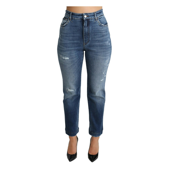Dolce & Gabbana - Skinny Jeans - Blå - Dam - Storlek: XS