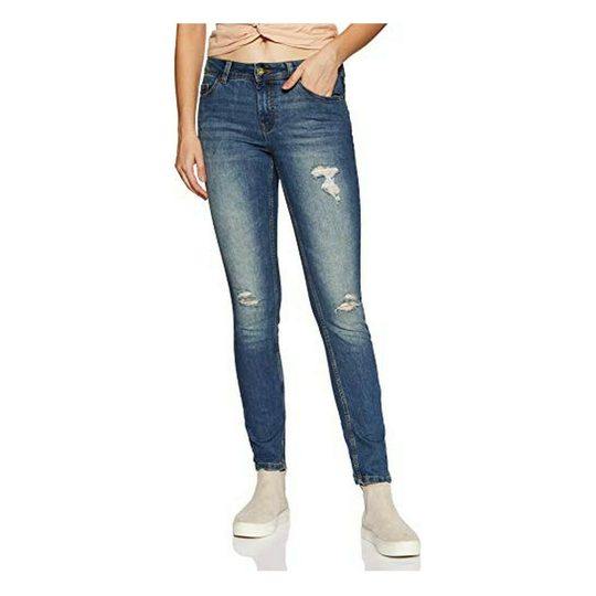 Jacqueline de Yong - Skinny Jeans - Blå - Dam - Storlek: W32 L32,W31 L32,W30 L34,W29 L32,W32 L34,W30 L32