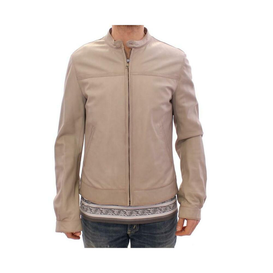 Dolce & Gabbana - Skinnjackor - Beige - Herr - Storlek: L