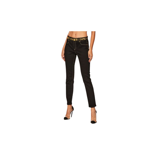 Versace Jeans Couture - Skinny Jeans - Svart - Dam - Storlek: W28