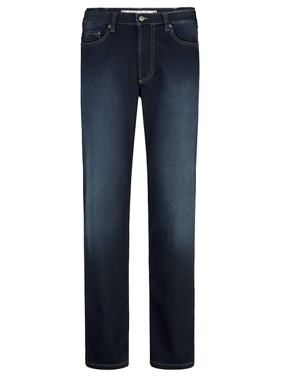Jeans med resår i linningens sidor BABISTA Mörkblå