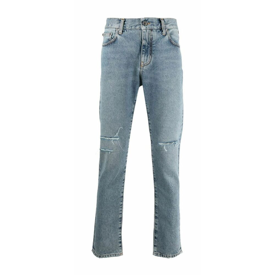 Off White - Jeans - Blå - Herr - Storlek: W30,W33