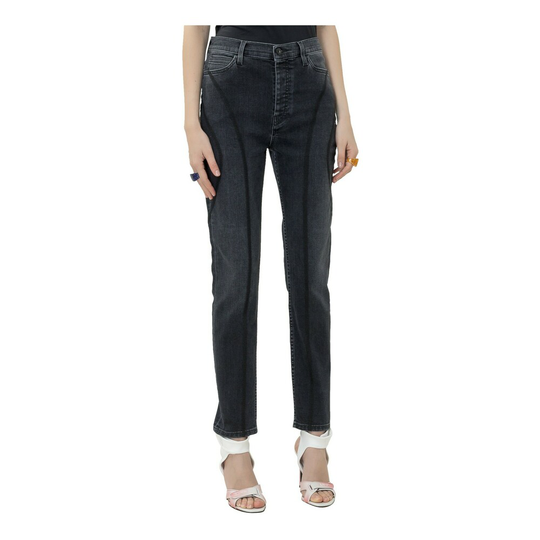 Marcelo Burlon - Skinny Jeans - Svart - Dam - Storlek: W29,W28
