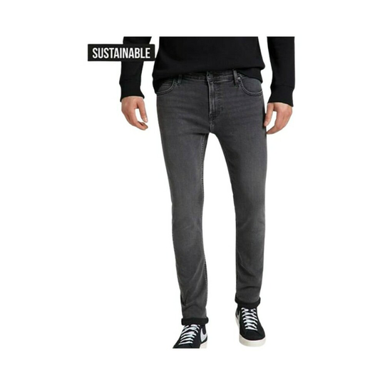 Lee - Skinny Jeans - Grå - Herr - Storlek: W32,W33,W31