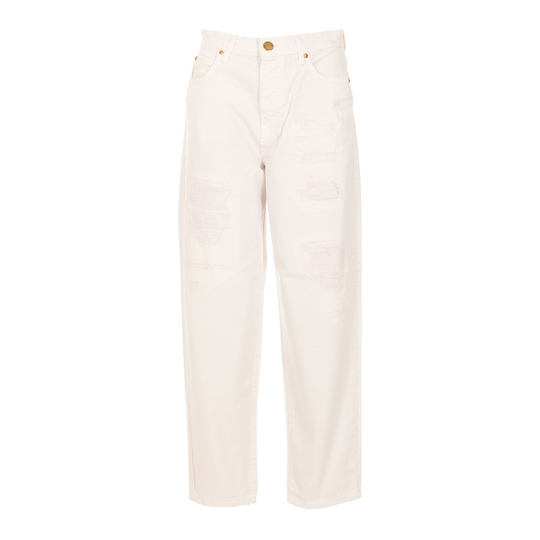 Pinko - Boyfriend Jeans - Vit - Dam - Storlek: W25,W24,W28,W26,W27,W29