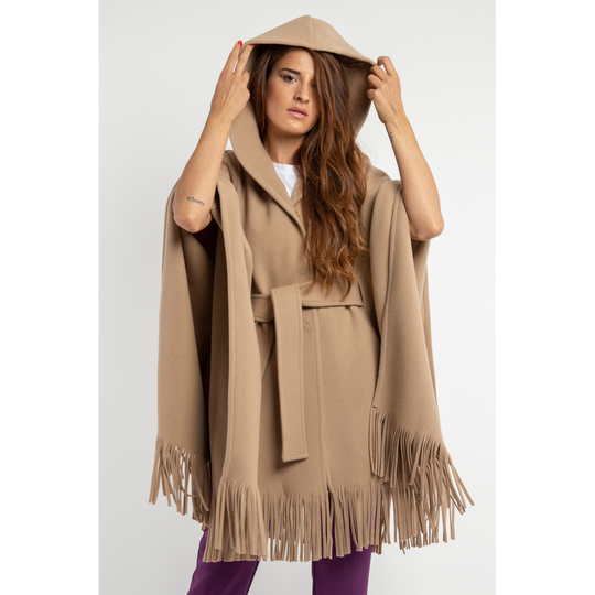 Pinko - Capes och Ponchos - Beige - Dam - Storlek: XS