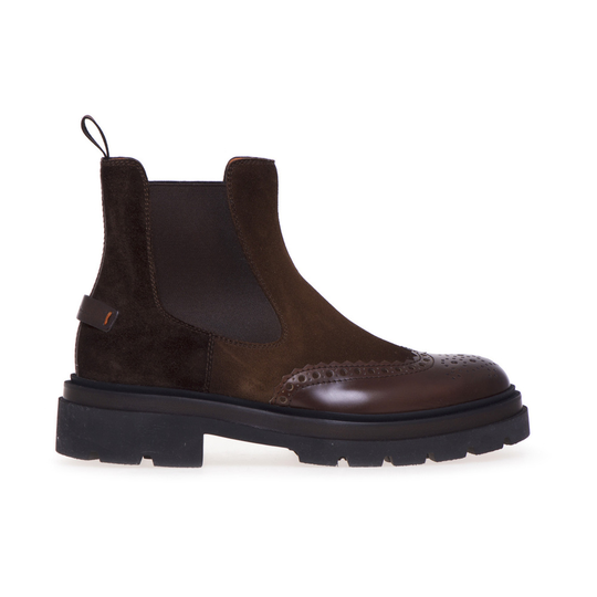 Santoni - Boots - Brun - Herr - Storlek: 44 EU