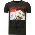 T-shirts med korta ärmar Local Fanatic Cocaine Cowboy Baron K Khaki