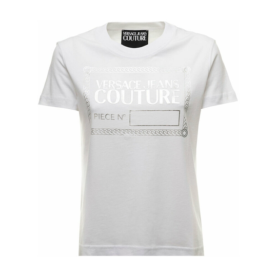 Versace Jeans Couture - T-shirts - Vit - Dam - Storlek: L,M,S,Xs