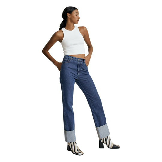 Alohas - Skinny Jeans - Blå - Dam - Storlek: L,M,S