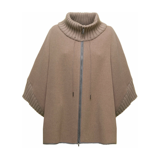 Fabiana Filippi - Capes och Ponchos - Beige - Dam - Storlek: M