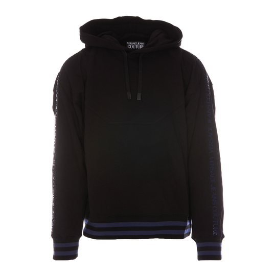 Versace Jeans Couture - Hood tröjor - Svart - Herr - Storlek: 2Xl,Xl,L,M,S
