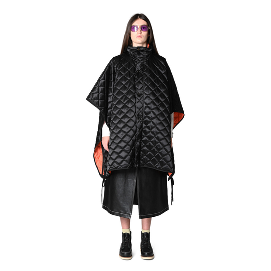 Weili Zheng - Capes och Ponchos - Svart - Dam - Storlek: M,S