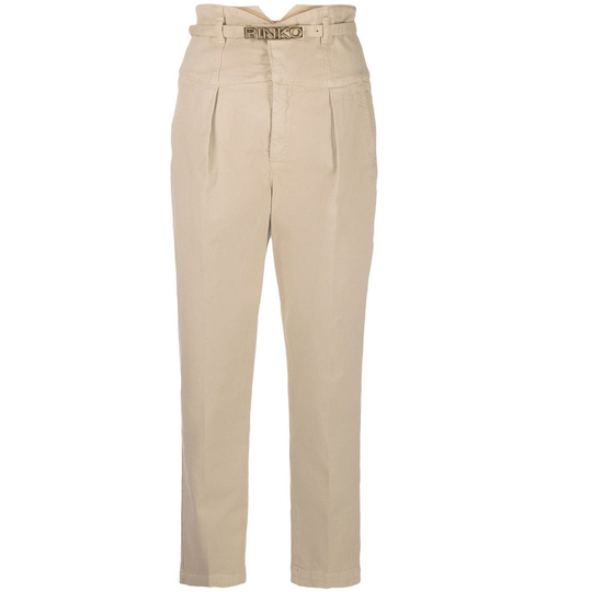 Pinko - Boyfriend Jeans - Beige - Dam - Storlek: W25,W26