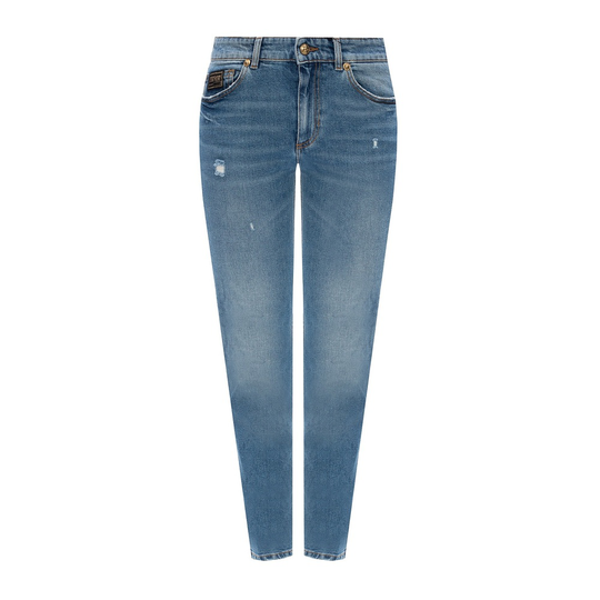 Versace Jeans Couture - Skinny Jeans - Blå - Dam - Storlek: W29