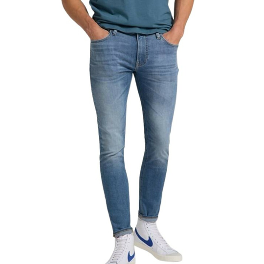Lee - Skinny Jeans - Blå - Herr - Storlek: W28