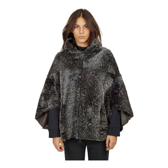 Giorgio Brato - Capes och Ponchos - Grå - Dam - Storlek: 2XS