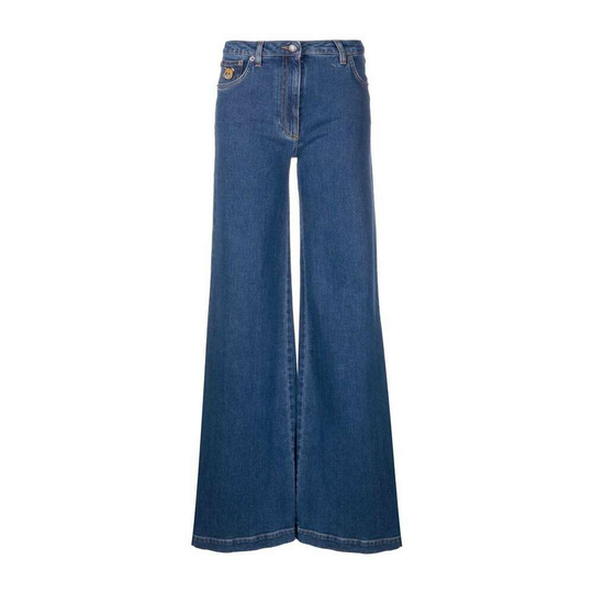 Moschino - Flare Jeans - Blå - Dam - Storlek: S,Xs