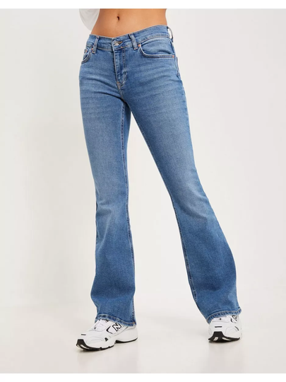 Gina Tricot Low waist bootcut jeans Bootcut jeans Ocean Blue