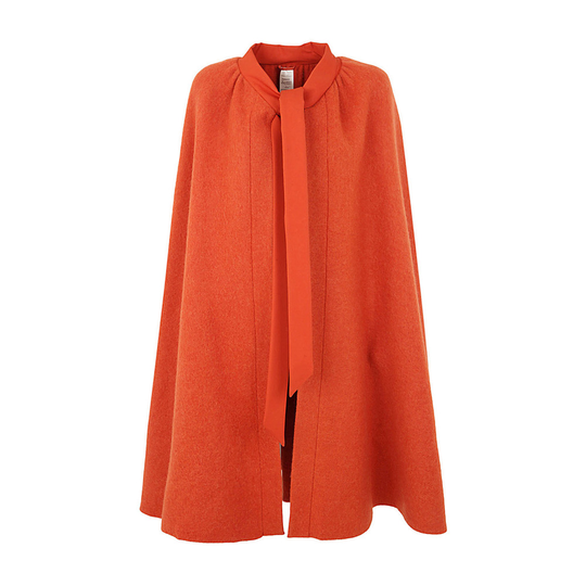Rick Owens - Capes och Ponchos - Orange - Dam - Storlek: ONE Size