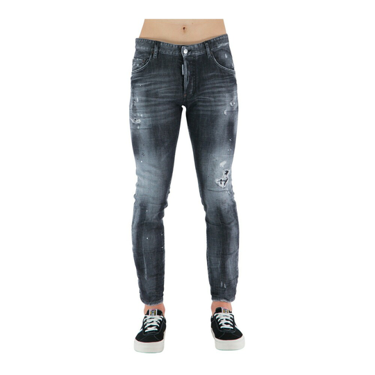 Dsquared2 - Skinny Jeans - Svart - Herr - Storlek: 2Xl,Xl,L,M,S,3Xl