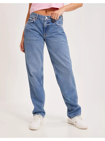 Gina Tricot Low straight jeans Straight jeans Mid Blue