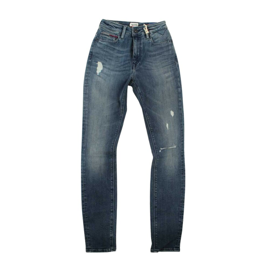 Tommy Hilfiger - Skinny Jeans - Blå - Dam - Storlek: W27 L30