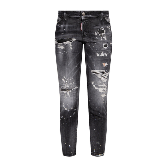 Dsquared2 - Skinny Jeans - Grå - Dam - Storlek: M
