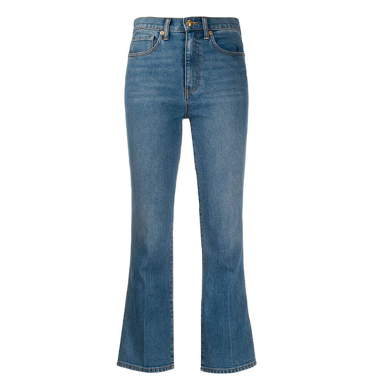 Tory Burch - Flare Jeans - Blå - Dam - Storlek: W25