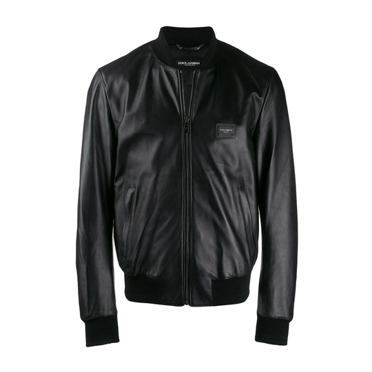Dolce & Gabbana - Skinnjackor - Svart - Herr - Storlek: XL